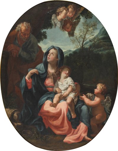 The Rest on The Flight into Egypt by Giovanni Odazzi